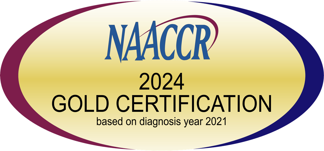 NAACCR 2024 Gold Certification Logo