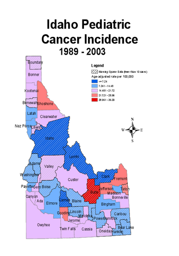 Pediatric Cancer in Idaho, 1989-2003